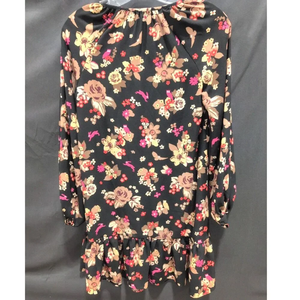 Kate Spade New York Floral Bouquet Print Shift Dress - Size XXS